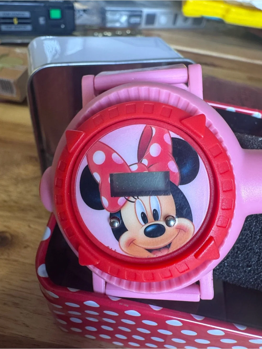 Disney VTG Mickey Mouse Bradley Twin Bell Alarm Clock LORUS, Minnie watch lot